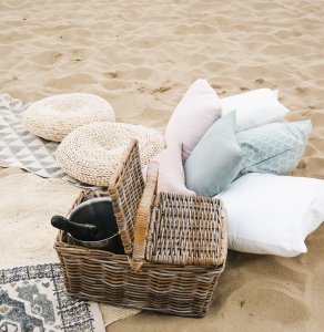 Huwelijksaanzoek op het strand